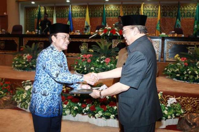 Pj Gubri Hadiri Rapat Paripurna DPRD