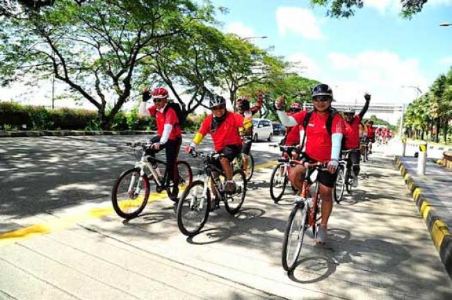 Pj. Gubri Ikuti Bicycling 3-Countries