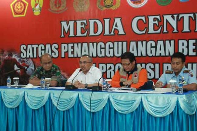 Rakor di SATGAS Penanggulangan Asap KARHUTLA