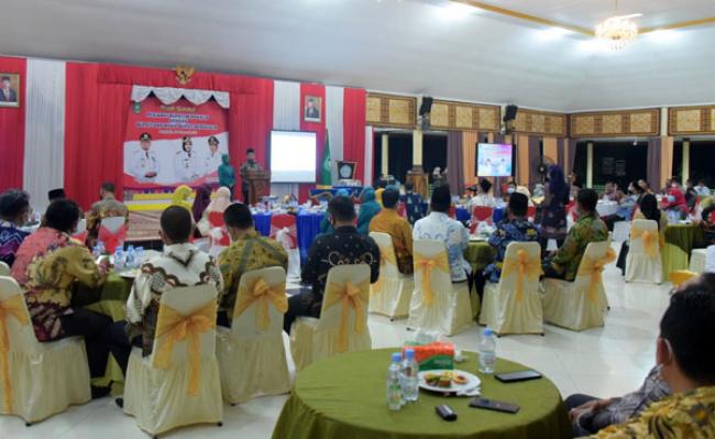 Pisah Sambut Pj Bupati dengan Bupati dan Wakil Bupati Bengkalis Terpilih
