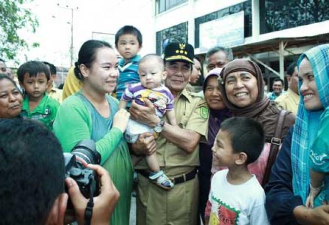 Gubri bersama masyarakat sekitar sungai Siak