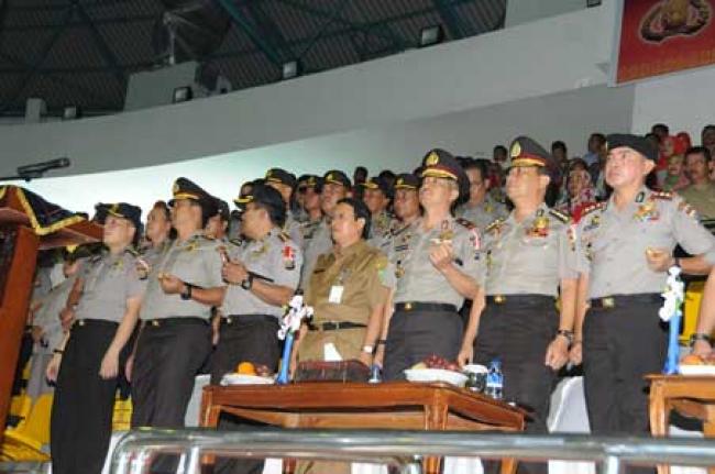 Penandatanganan Fakta Intregitas Seleksi Penerimaan Brigadir Polri