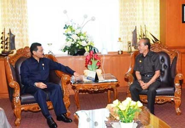 Pertemuan Gubri dengan Mendagri