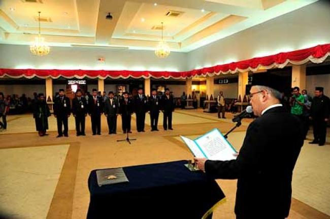 Pelantikan Pejabat Struktural esselon II dilingkungan Pemprov Riau