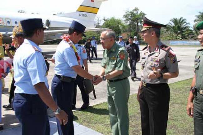 Kedatangan Panglima Komando Operasi TNI AU I