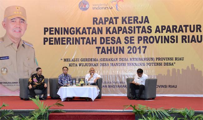 Raker Peningkatan Kapasitas Aparatur Desa Se Riau