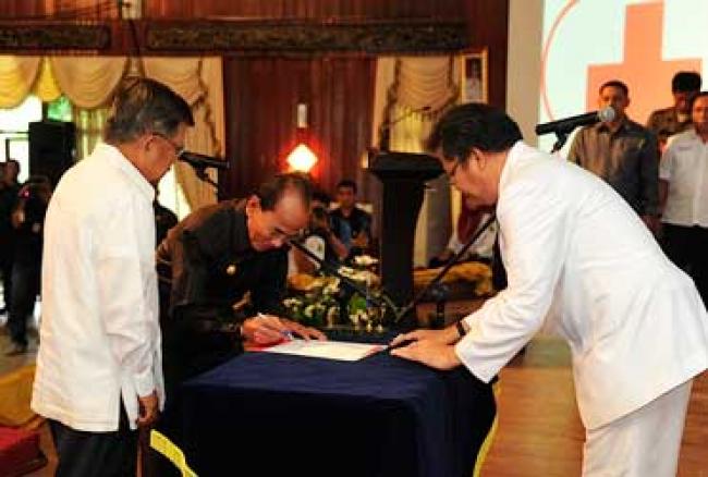 Pelantikan Pengurus Dan Dewan Kehormatan PMI Prov Riau