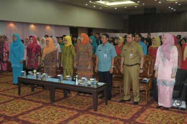 Ibu Gubri Hadiri pembukaan Pemilihan Duta Sanitasi 2014