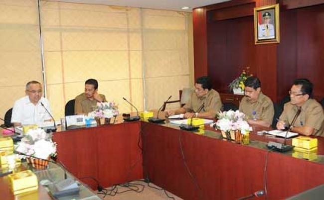 Audiensi LPJK Prov Riau dengan Wagubri