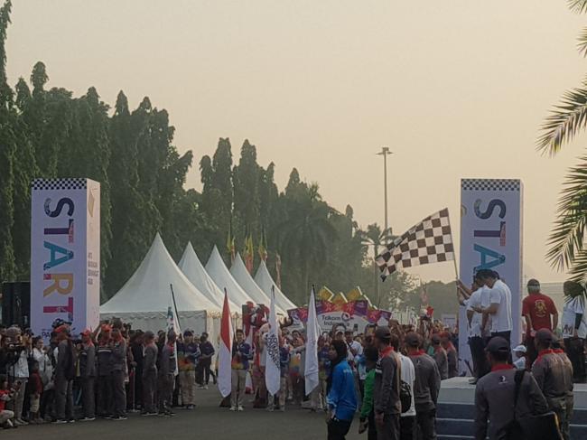 Kasum TNI Hadiri 18th Asian Games Parade