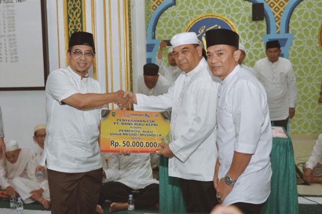 Wagubri H Edy Nasution Safari Ramadhan 1440 H / 2019 M, di Mesjid Nurul Yakin, Jl. Hang Tuah Pekanbaru.