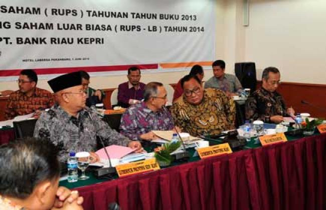 RUPS-LB Tahunan Tahun Buku 2013 PT Bank Riau Kepri