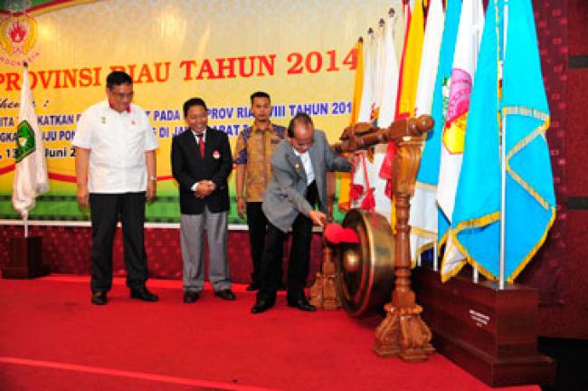 Rapat Anggota Tahunan KONI Prov Riau 2014