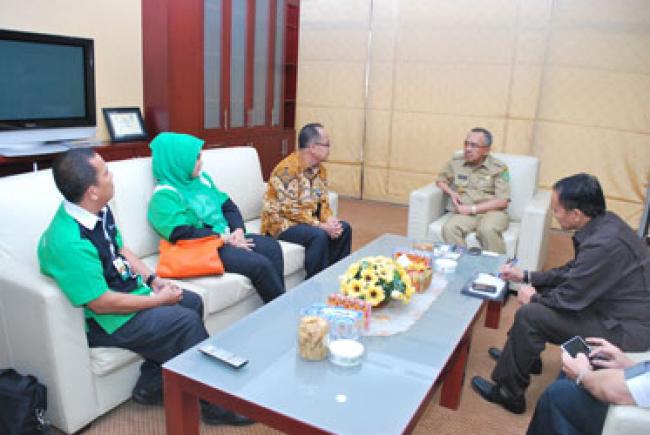 Audiensi Perum Pegadaian dengan Wagubri