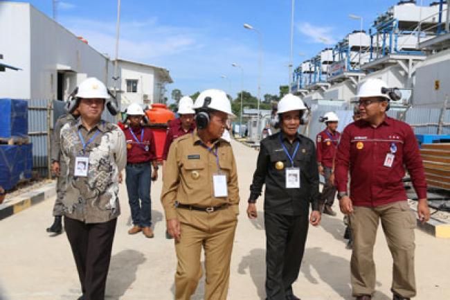 Gubri Tinjau PLTMG Langgam Power