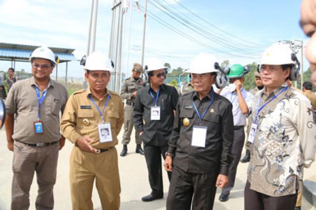 Gubri Tinjau PLTMG Langgam Power