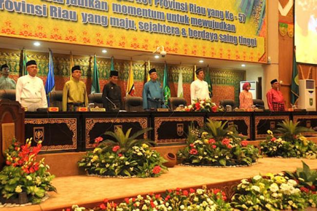 Paripurna DPRD Bersempena HUT Prov Riau ke 57