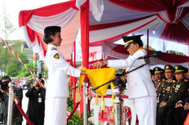 Gubri Inspektur Upacara Peringatan Detik-detik Proklamasi