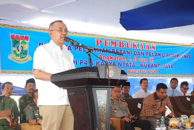Wagubri Hadir Buka Pelatihan Petani dan Pelaku Agribisnis