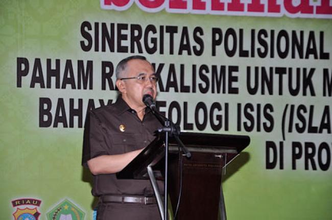 Seminar Nasional Pencegahan Paham Radikalisme ISIS di Prov Riau