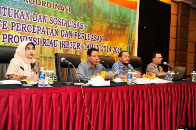 Rakor dan Sosialisasi Kinerja Komite Percepatan dan Perluasan Pembangunan Ekonomi