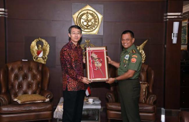 Panglima TNI Terima Duta Besar Korea