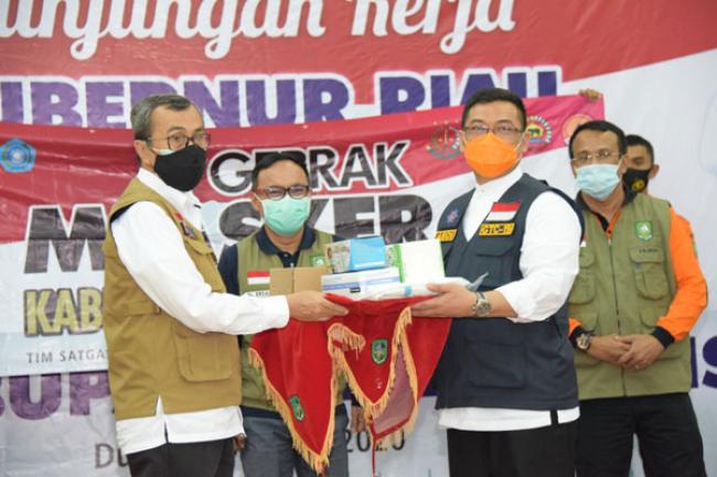 Kunker ke Bengkalis, Gubri Sampaikan 3 Strategi Penanganan Covid-19