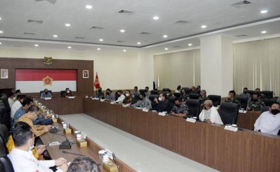 Raker DPD RI Bahas Penatalaksanaan Sistem Keamanan Laut di Mako Kogabwilhan I