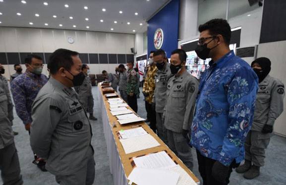 Kontrak Operasional Kegiatan Bakamla RI di Tahun 2022 Ditandatangani