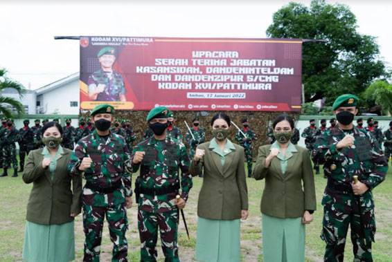Mutiara Pattimura pada Acara Sertijab