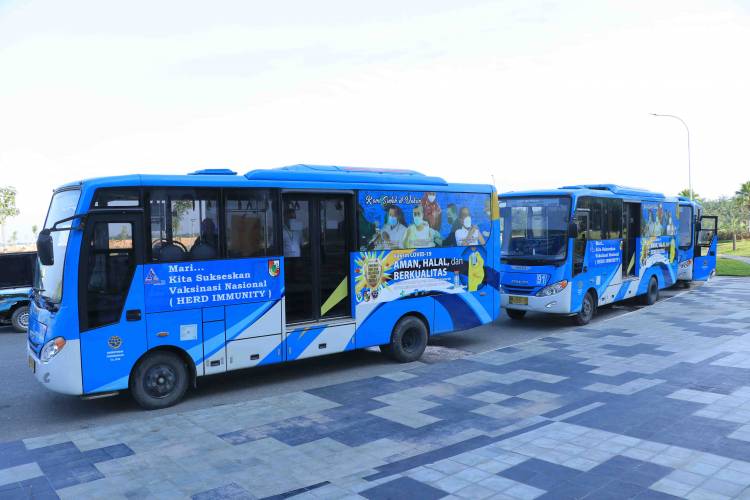 Pekan Depan Bus Vaksinasi Covid-19 Keliling Kembali Beroperasi Layani Warga Pekanbaru