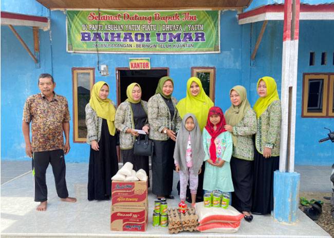 HUT PIPAS ke -19, Ibu-ibu Pemasyarakatan Teluk Kuantan Kunjungi Pegawai Sakit dan Santuni Panti Asuhan