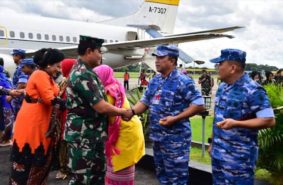Tiba di Lanud Adi Sucipto, Panglima TNI Kunjungan Kerja Ke Yogyakarta
