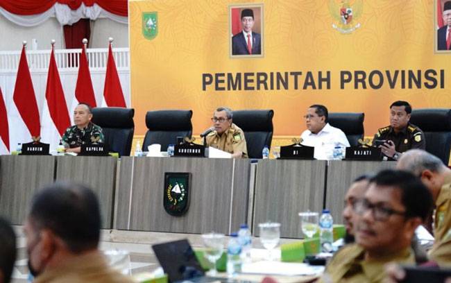 Syamsuar Sampaikan Kiat Kendalikan Inflasi dalam Rakor Kemendagri