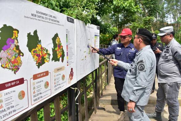 Kepala Bakamla RI Tinjau Lahan di IKN Nusantara