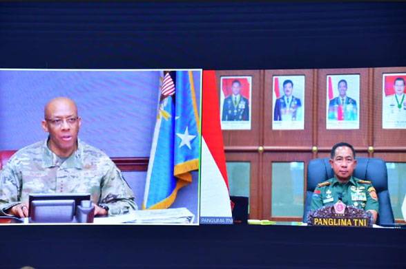 Pucuk Pimpinan Tertinggi Militer AS Telpon Panglima TNI, Ada Apa?