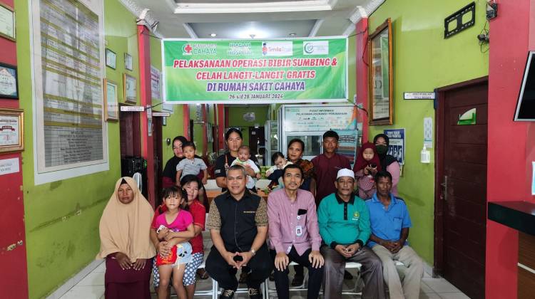 RS Cahaya Gelar Operasi  Bibir Sumbing Gratis