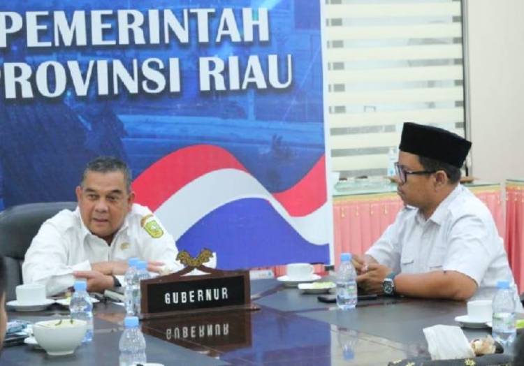 Bahas Netralitas Pemilu, Bawaslu Riau Audiensi dengan Gubernur