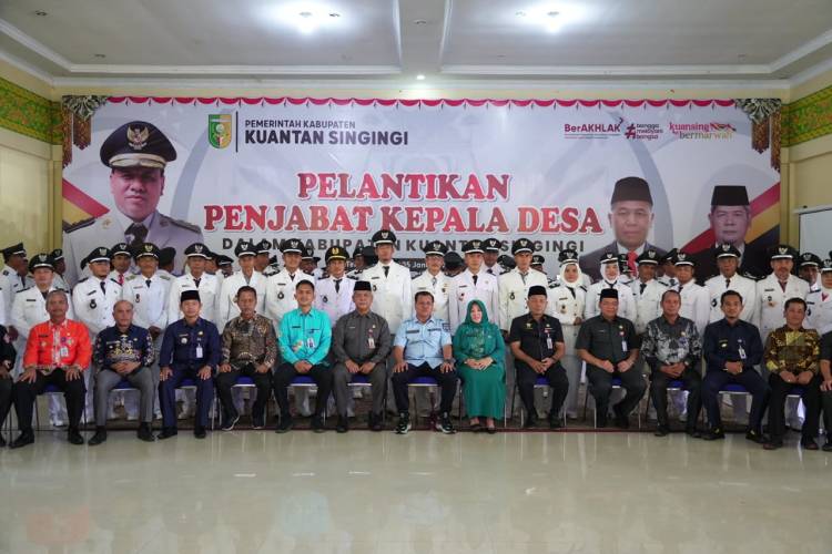 Lantik 69 Penjabat Kepala Desa, Bupati Suhardiman Amby Tekankan Fokus Pembenahan Infrastruktur dan Pelayanan Masyarakat