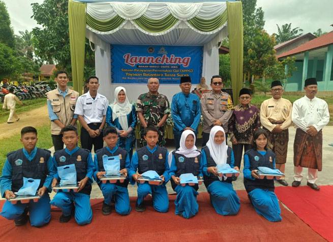 Danramil 05/RM Hadiri Launching SPPG Yayasan Belantara Tunas Surya Bangko Lestari