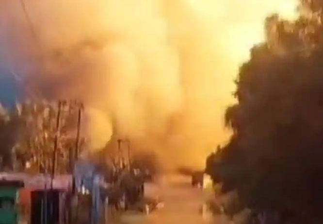 Pipa Gas PT. TGI di Inhil Terbakar, 4 Rumah dan 5 Sepeda Motor Ikut Terbakar