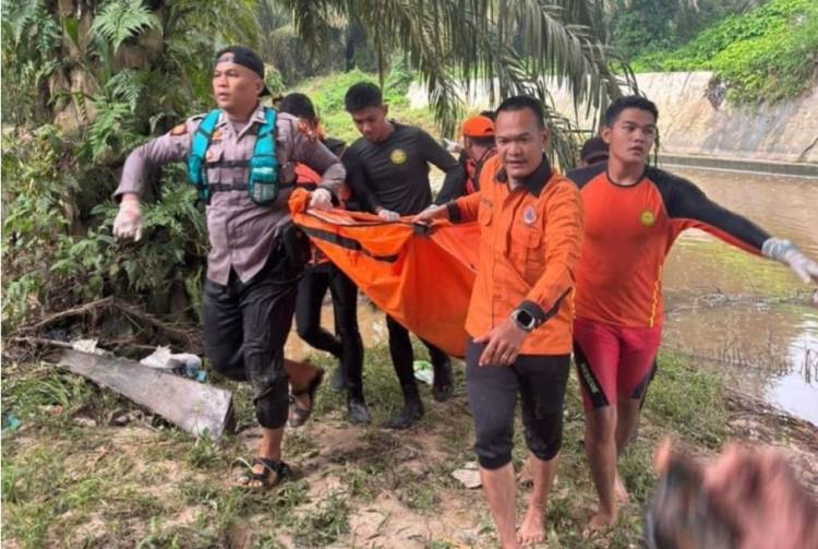 Bocah yang Tenggelam di Sungai Ngaso Ditemukan Meninggal Dunia