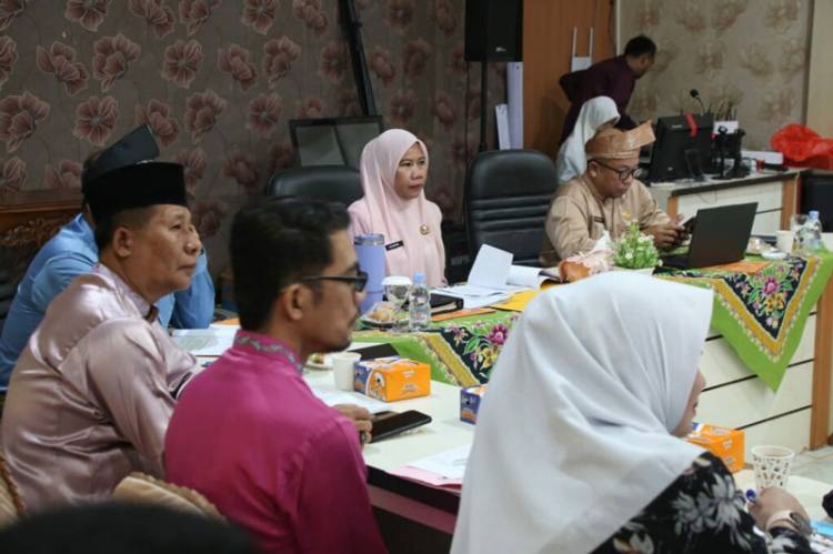 Wabup Pimpin Rapat Rencana Kerja Pencegahan dan Percepatan Penurunan Stunting Kabupaten Inhil