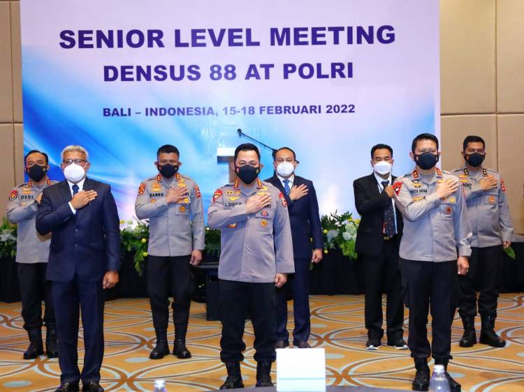 Hadiri Senior Level Meeting, Kapolri Jenderal Listyo Sigit Tekankan Densus 88 Kembangkan Kemampuan Hadapi Tantangan