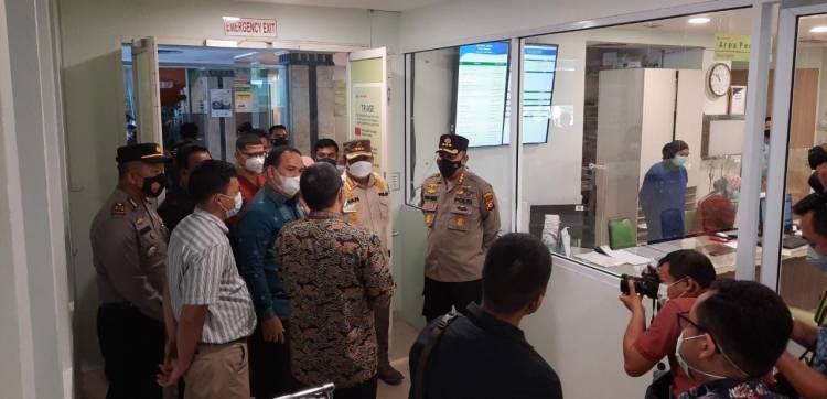 Antisipasi Lonjakan Ketiga Covid-19, Kapolresta Pekanbaru dan Kadiskes Tinjau Rumah Sakit, Oksigen Hingga Isoter