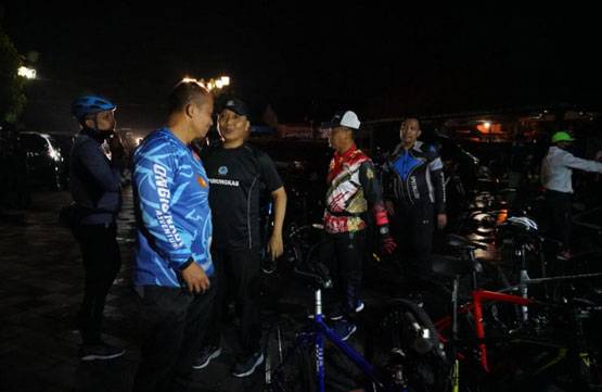 Gowes Riligius Korem 072/Pamungkas di Makam Raja Panembahan Senopati