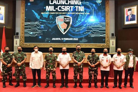 Panglima TNI Launching Military CSIRT