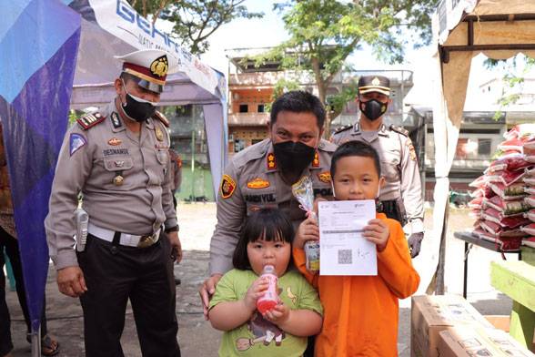 Vaksinasi Massal Lanjutan Kembali Digelar Polres Meranti