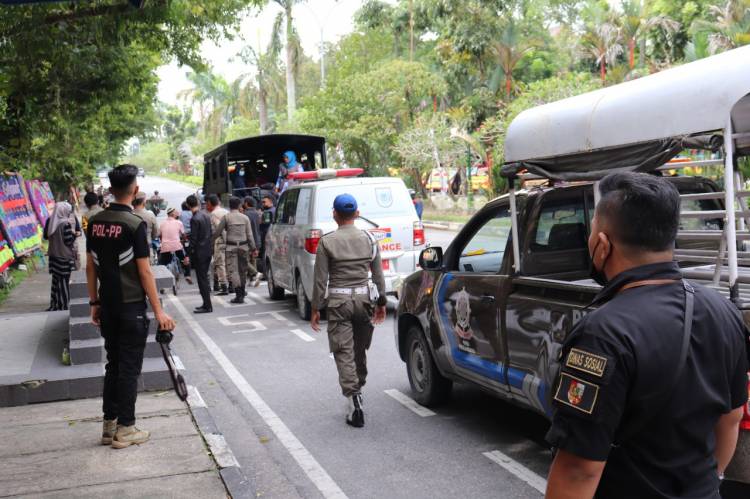 29 Gepeng Terjaring Razia Dinsos Bersama Satpol PP Pekanbaru