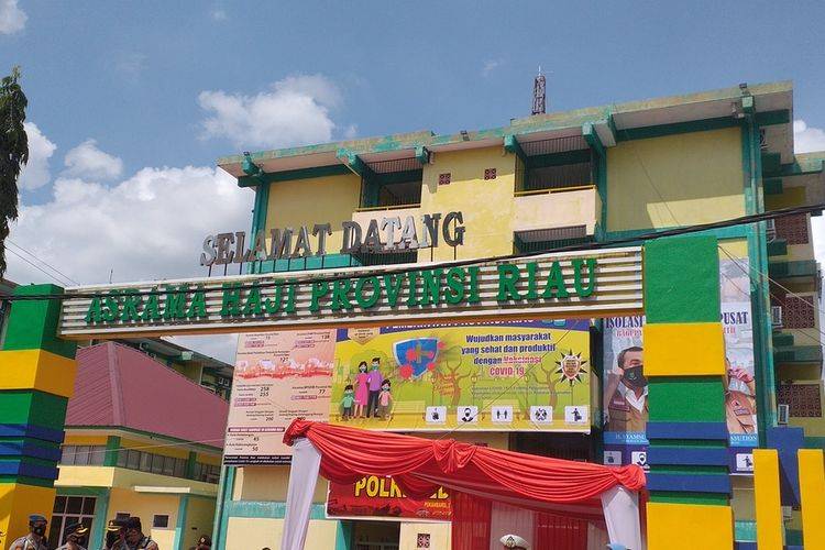 Sebanyak 20 Pasien Covid-19 Jalani Isolasi Terpadu di Asrama Haji Riau